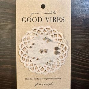 NWT Free People Earrings Grow with Good Vibes Earrings